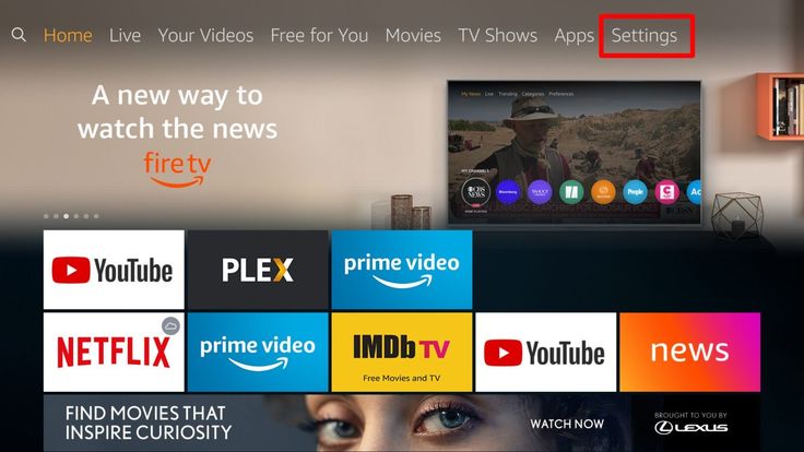 Device Settings Menu for Firestick IPTV Setup and Downloader Installation